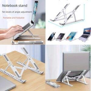 حامل هاتف أو جهاز لوحي قابل للطي والتعديل